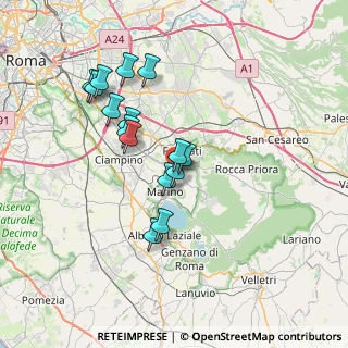 Mappa Piazza Guglielmo Marconi, 00046 Grottaferrata RM, Italia (6.79467)