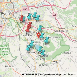 Mappa Piazza Guglielmo Marconi, 00046 Grottaferrata RM, Italia (6.9925)