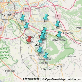 Mappa Piazza Guglielmo Marconi, 00046 Grottaferrata RM, Italia (5.9475)