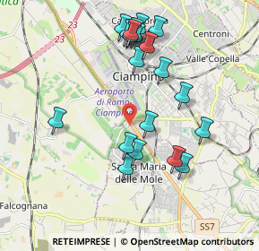 Mappa Via Capanne di Marino, 00043 Ciampino RM, Italia (2.064)