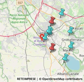 Mappa Via Capanne di Marino, 00043 Ciampino RM, Italia (3.51727)