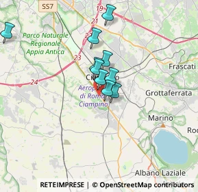 Mappa Via Capanne di Marino, 00043 Ciampino RM, Italia (3.25364)