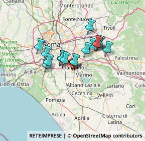 Mappa Via Capanne di Marino, 00043 Ciampino RM, Italia (10.15412)