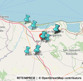 Mappa Studio Medico Nicola, 71011 Apricena FG, Italia (10.24667)