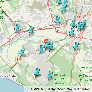 Mappa Via Dervio, 00125 Roma RM, Italia (5.4345)