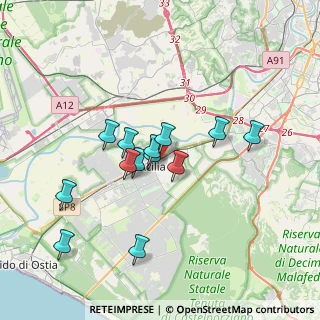 Mappa Via Dervio, 00125 Roma RM, Italia (3.23769)