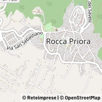 Mapa Rocca Priora