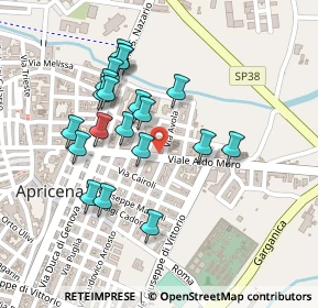 Mappa Via Giovanni Amendola, 71011 Apricena FG, Italia (0.2225)