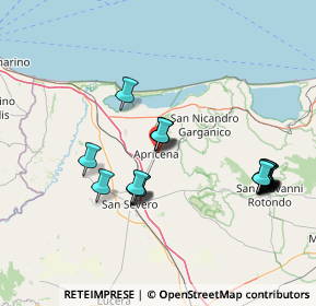 Mappa Via Giovanni Amendola, 71011 Apricena FG, Italia (16.124)