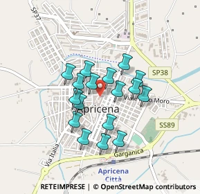 Mappa Via P. Giannone, 71011 Apricena FG, Italia (0.35)