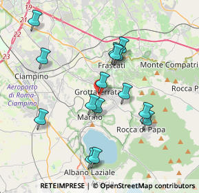 Mappa Via Givliano della Rovere, 00046 Grottaferrata RM, Italia (3.86)