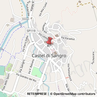 Mappa Corso Vittorio Emanuele, 38, 67031 Castel di Sangro, L'Aquila (Abruzzo)