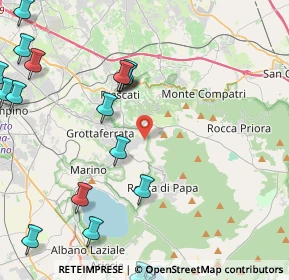Mappa Via del Seminario, 00046 Grottaferrata RM, Italia (6.486)