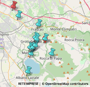 Mappa Via del Seminario, 00046 Grottaferrata RM, Italia (3.63923)