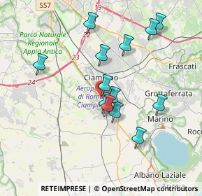 Mappa Via appia nuova, 00043 Ciampino RM, Italia (3.54692)