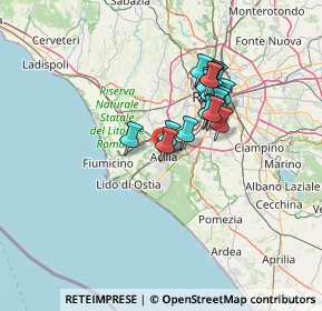 Mappa Via Matteo Ripa, 00126 Roma RM, Italia (11.332)
