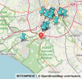 Mappa Via dei Martiri della Deportazione, 00128 Roma RM, Italia (8.10125)
