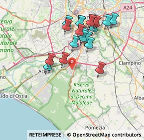 Mappa Via dei Martiri della Deportazione, 00128 Roma RM, Italia (7.58316)