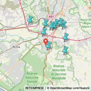 Mappa Via Filippo de Grenet, 00128 Roma RM, Italia (3.54727)