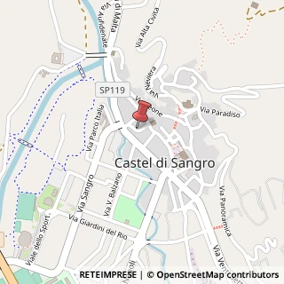 Mappa Via a. faggio 39, 67031 Castel di Sangro, L'Aquila (Abruzzo)