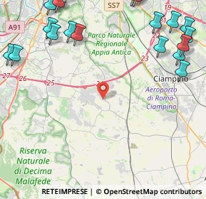 Mappa Via Tenuta della Calandrella, 00134 Roma RM, Italia (7.054)