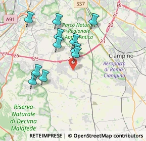 Mappa Via Tenuta della Calandrella, 00134 Roma RM, Italia (3.82364)