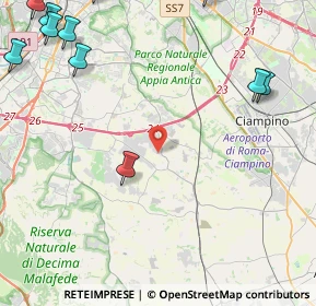 Mappa Via Tenuta della Calandrella, 00134 Roma RM, Italia (7.9835)