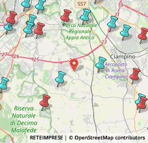 Mappa Via Tenuta della Calandrella, 00134 Roma RM, Italia (6.687)