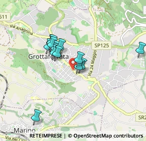 Mappa Via Filippo Corridoni, 00046 Grottaferrata RM, Italia (0.77429)
