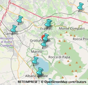 Mappa Via Filippo Corridoni, 00046 Grottaferrata RM, Italia (5.25333)