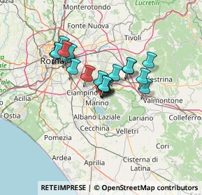 Mappa Via Filippo Corridoni, 00046 Grottaferrata RM, Italia (10.4945)