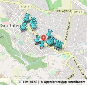 Mappa Via Filippo Corridoni, 00046 Grottaferrata RM, Italia (0.3465)