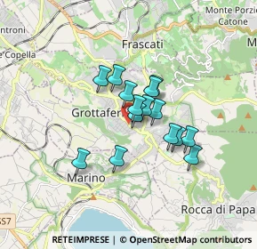 Mappa Via Filippo Corridoni, 00046 Grottaferrata RM, Italia (1.20333)