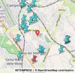 Mappa Via Ospedaletto, 00043 Ciampino RM, Italia (1.264)