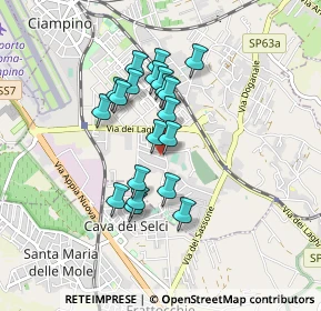 Mappa Via Cuneo, 00043 Ciampino RM, Italia (0.727)