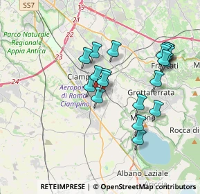 Mappa Via Ospedaletto, 00043 Ciampino RM, Italia (3.7135)