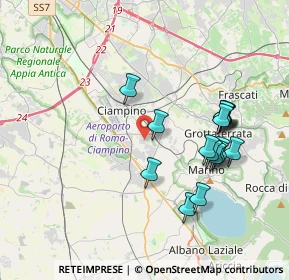 Mappa Via Cuneo, 00043 Ciampino RM, Italia (3.92438)