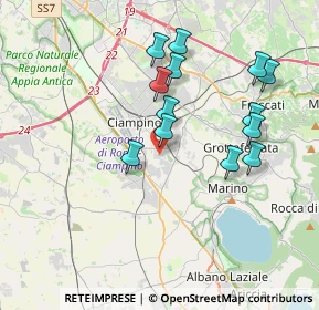 Mappa Via Ospedaletto, 00043 Ciampino RM, Italia (3.74077)