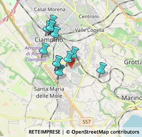 Mappa Via Ospedaletto, 00043 Ciampino RM, Italia (1.54833)