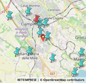 Mappa Via Ospedaletto, 00043 Ciampino RM, Italia (2.46769)