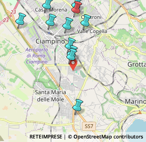 Mappa Via Cuneo, 00043 Ciampino RM, Italia (2.30545)