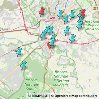 Mappa 00128 Spinaceto RM, Italia (4.81176)