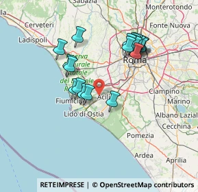 Mappa Via Callisto Caravario, 00126 Roma RM, Italia (14.26)