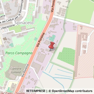 Mappa Via Pontina, 509, 00128 Roma, Roma (Lazio)
