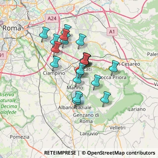 Mappa Via Sentiero Rose, 00046 Grottaferrata RM, Italia (6.03526)