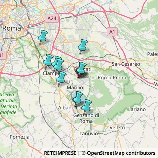 Mappa Via Sentiero Rose, 00046 Grottaferrata RM, Italia (5.35)