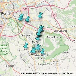 Mappa Via Sentiero Rose, 00046 Grottaferrata RM, Italia (5.16263)