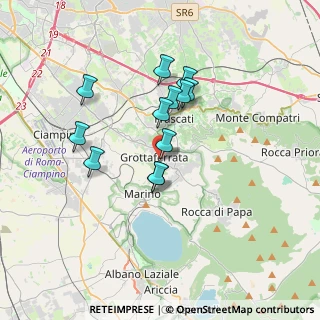 Mappa Via Sentiero Rose, 00046 Grottaferrata RM, Italia (3.05333)