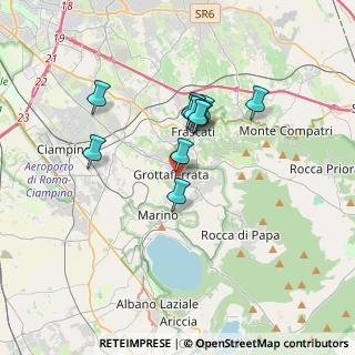 Mappa Via Sentiero Rose, 00046 Grottaferrata RM, Italia (2.87545)
