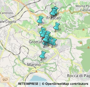 Mappa Via Sentiero Rose, 00046 Grottaferrata RM, Italia (1.09857)